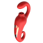 Stimulator clitoridian Merfi din silicon pentru lingerea limbii, 10 vibrații, USB