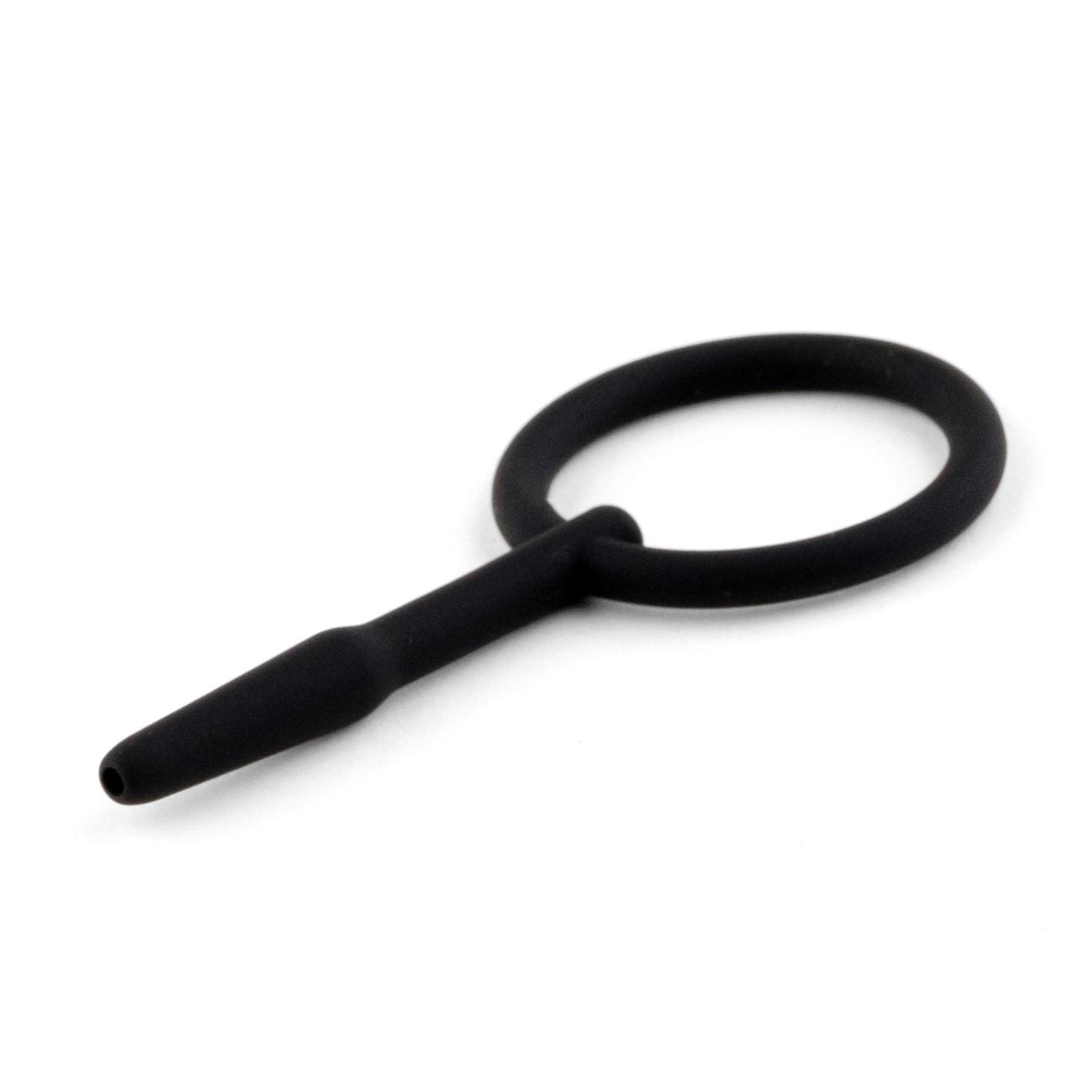Dop de penis din silicon HeavyFun cu canal 8,5 cm