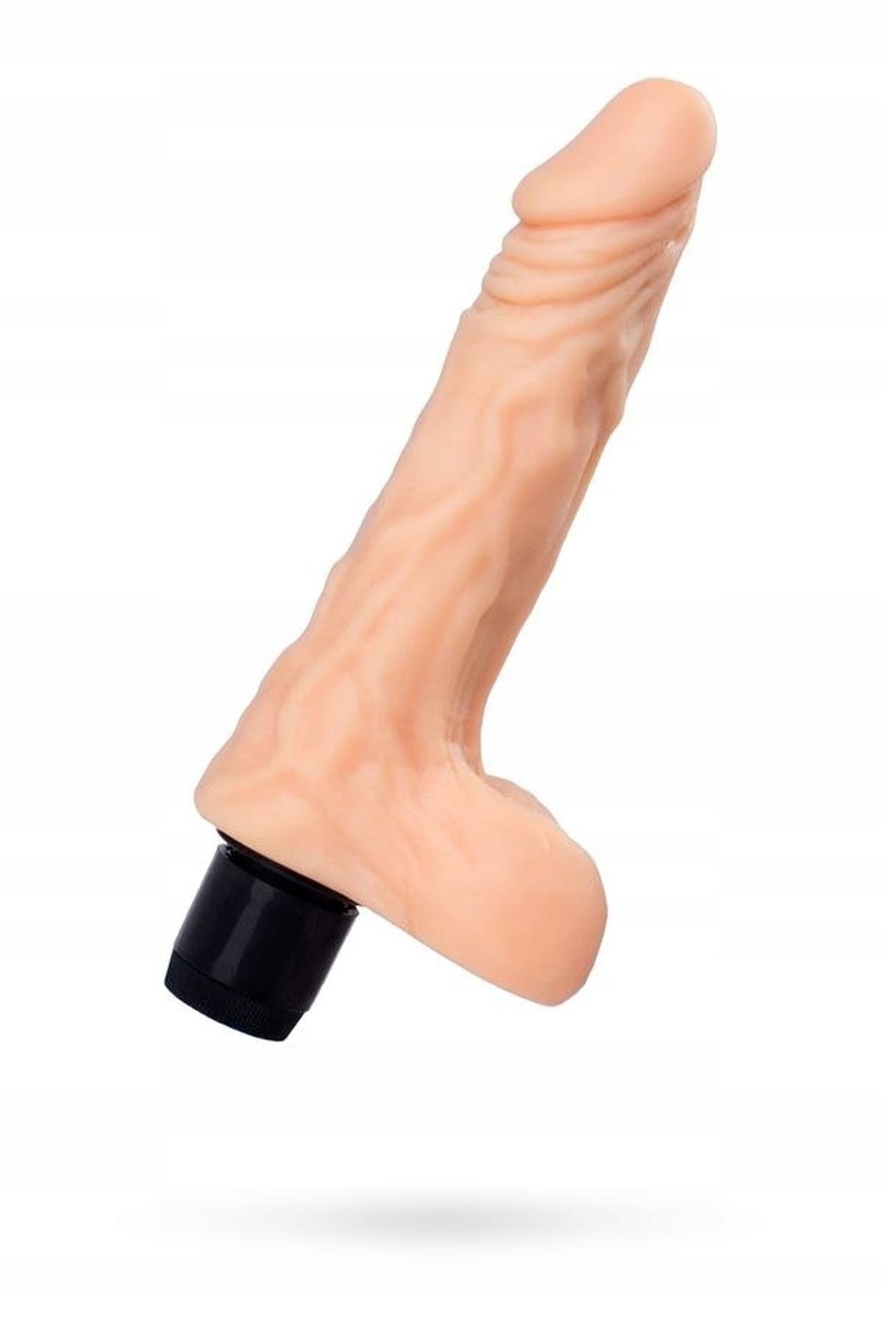 Vibrator realist A-Toys cu mai multe etape, 14 cm