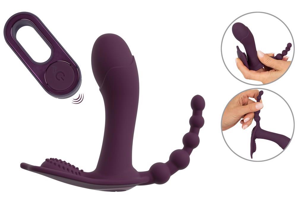 Vibrator Ariva Panty beau coeur cu telecomandă USB