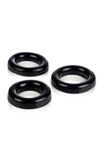Set de inele pentru penis Calexotics COLT cu 3 inele, negru