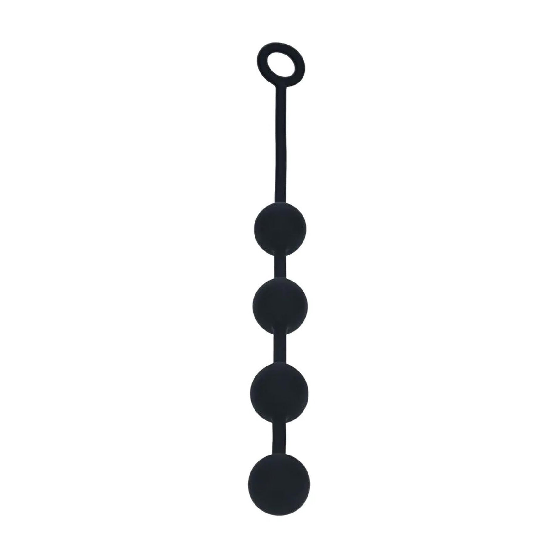 Perle anale rotunde din silicon Levelz L 40mm negre
