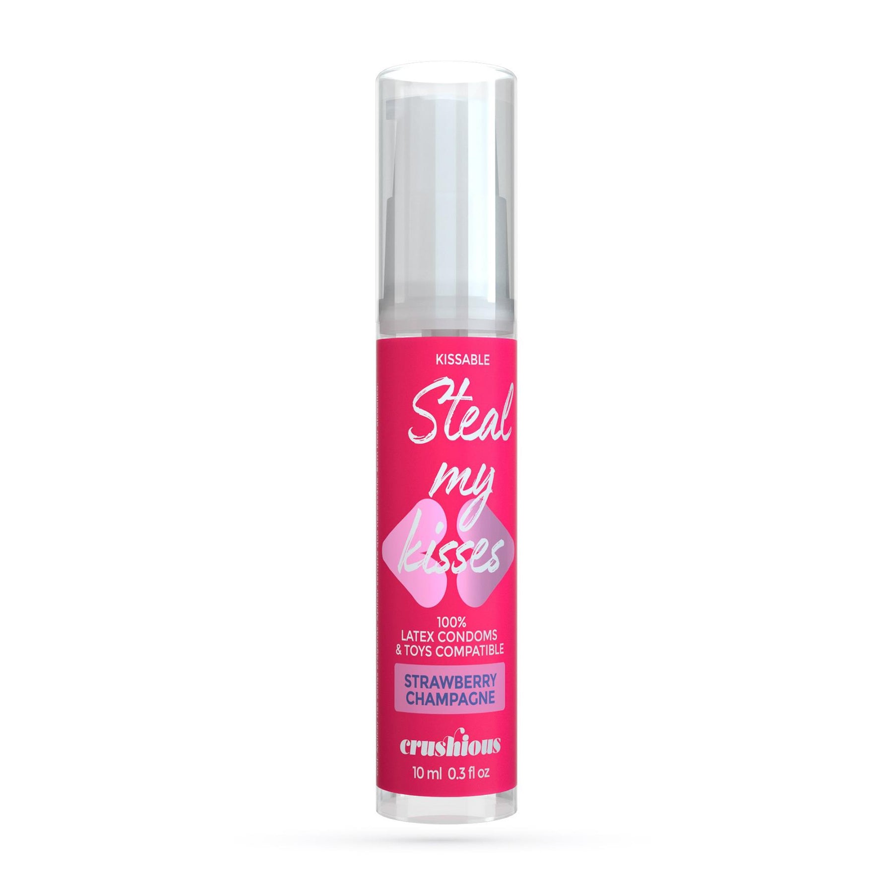 Gel intim Crushious Steal My Kisses cu căpșuni și șampanie 10 ml