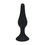 Dop anal Levelz XL Slim din silicon, negru, 15,5 cm