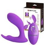 Vibrator pentru punctul G Pretty Love Idabelle, violet, cu telecomandă