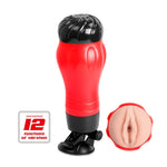 Masturbator vibrant Crazy Bull Flora cu 12 funcții, 28 cm