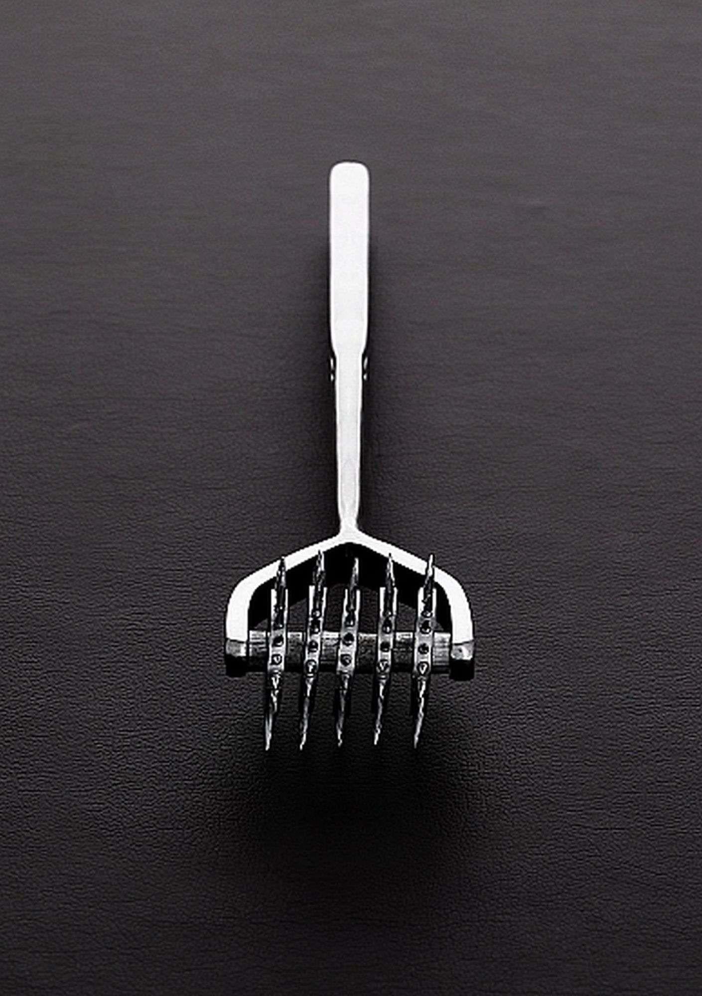 Roată de vânt Wartenberg cu 5 capete, oțel inoxidabil, 17,5 cm