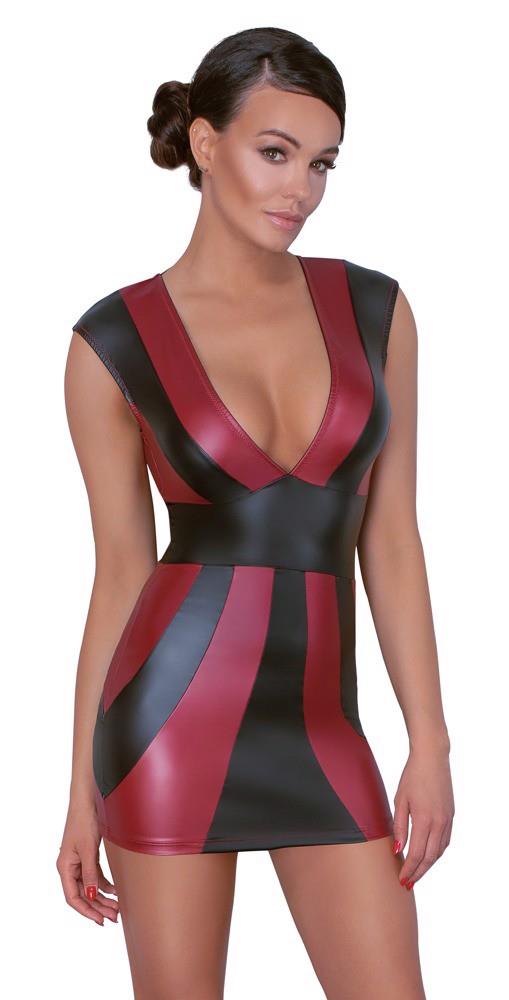 Rochie mulată Cottelli PARTY roșu negru S