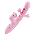 Vibrator USB din silicon cu trei funcții, impermeabil, seria B Lyla