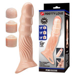 Manșon pentru penis reglabil realist Pretty Love