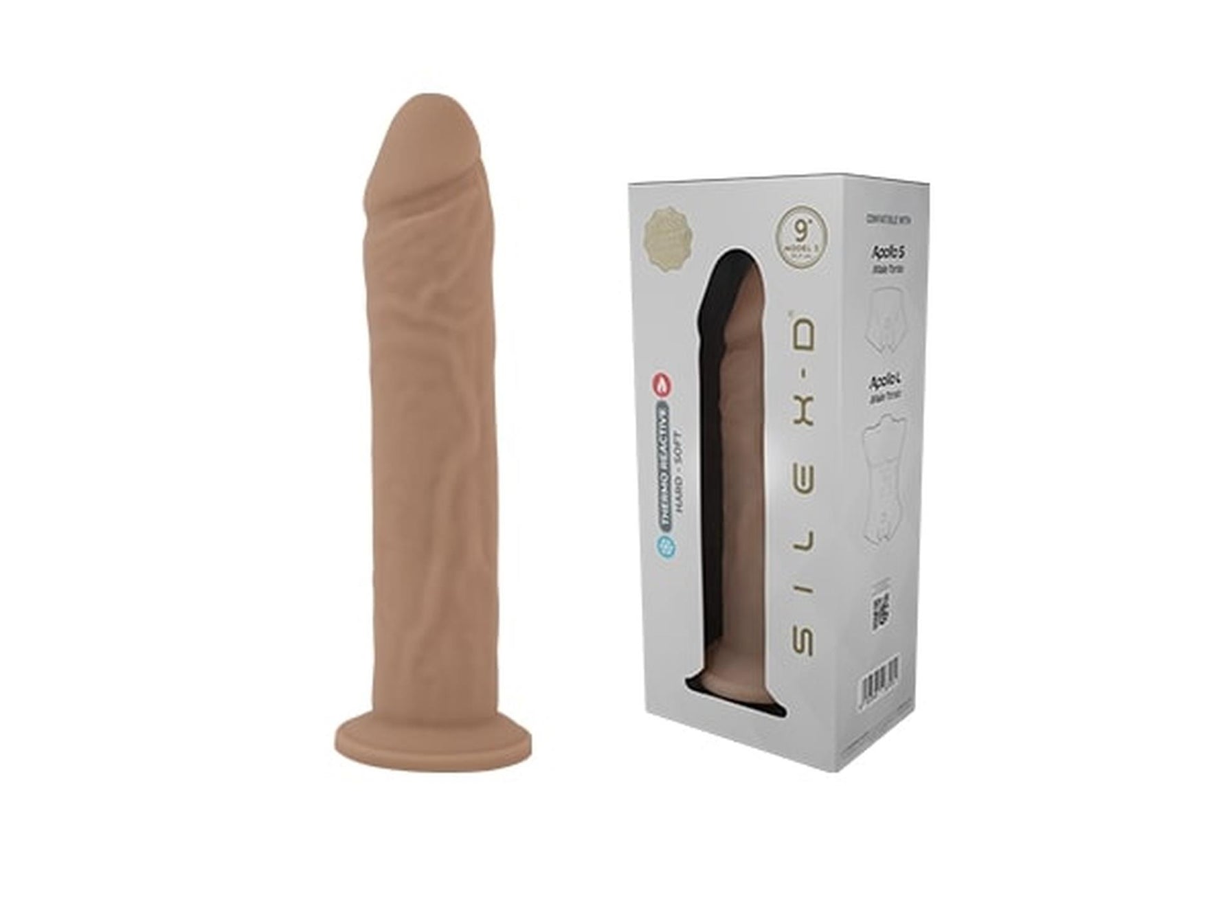 Dildo realist termoactiv Silexd Model 2 23 cm