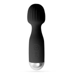 Vibrator mini Crushious Wanderlust, cu USB, negru, 15 cm