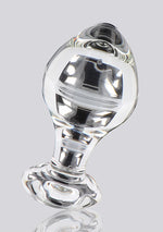 Dop anal din sticlă ToyJoy Brilliant Star, transparent, 9 cm