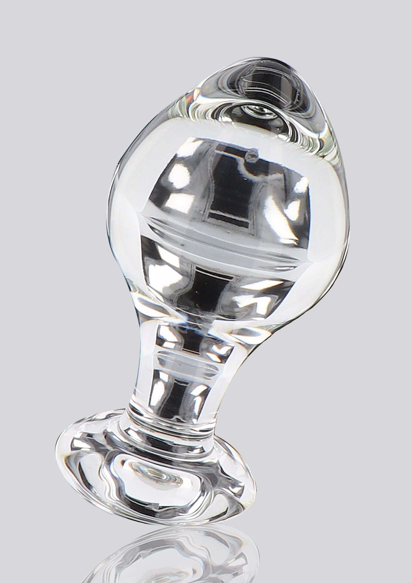 Dop anal din sticlă ToyJoy Brilliant Star, transparent, 9 cm
