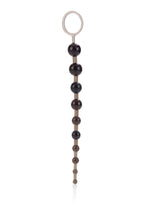 Mărgele anale x10 Mărgele Calexotics negre 28 cm