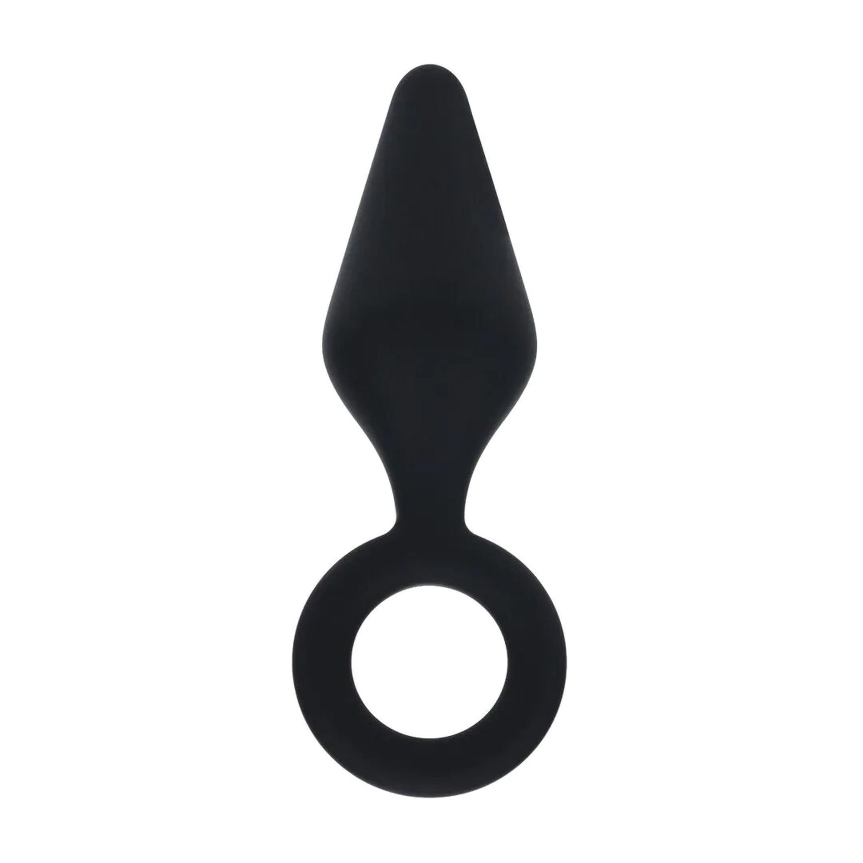 Dop anal Levelz M din silicon, negru, 12 cm