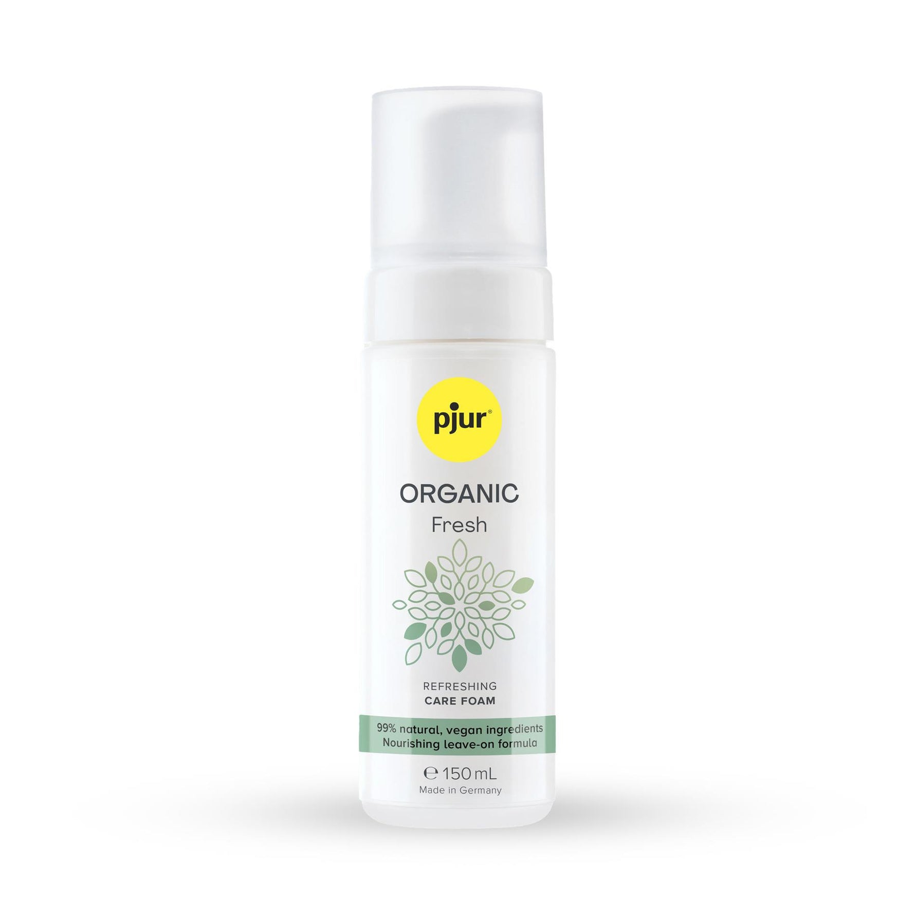 pjur Spumă de îngrijire revigorantă ORGANIC Fresh 150 ml