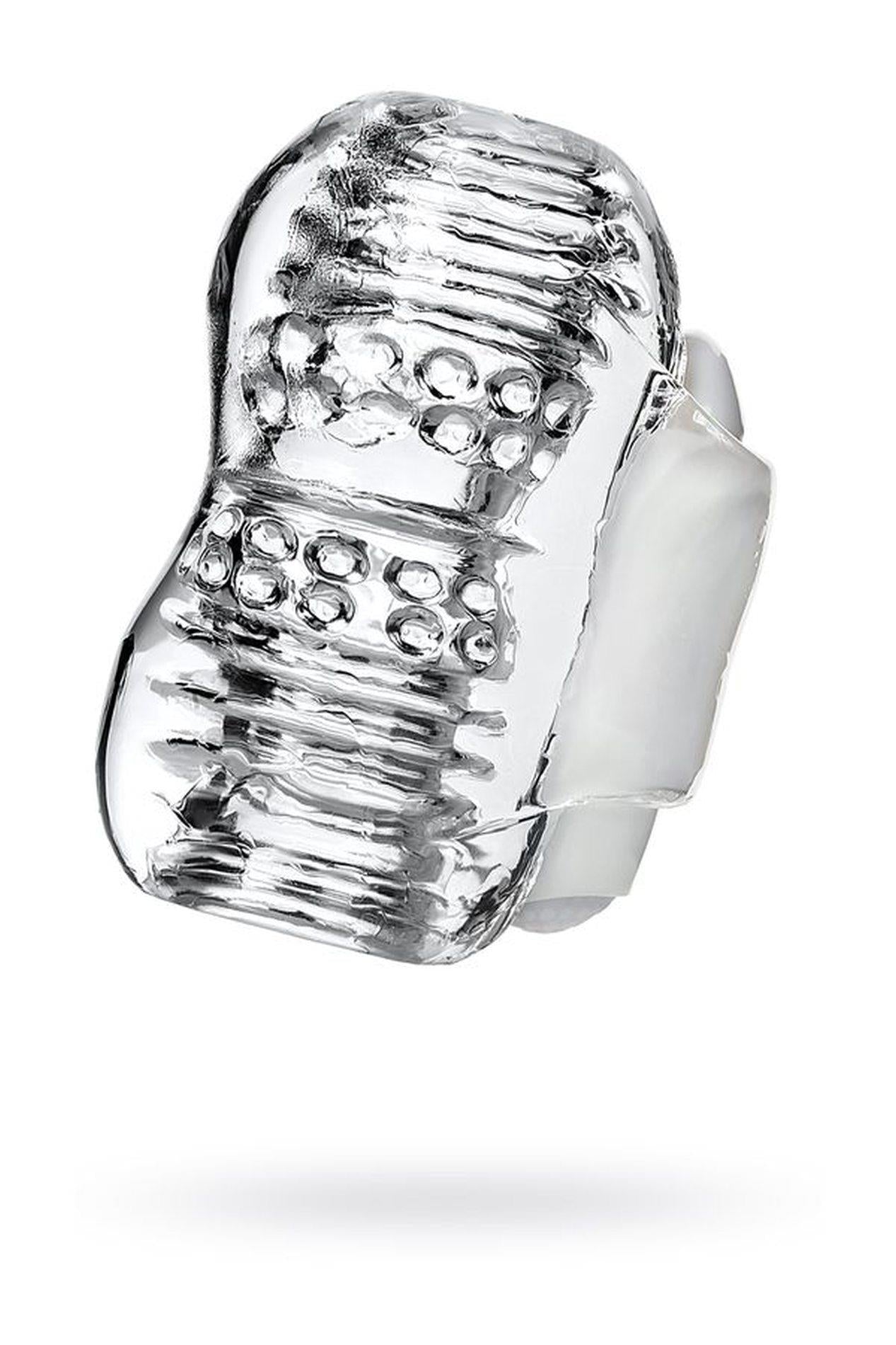 Masturbator Vibrator Lingam Khani Transparent 9 cm