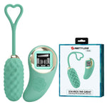 Pretty Love Vivian, ou vibrator din silicon verde, telecomandă wireless