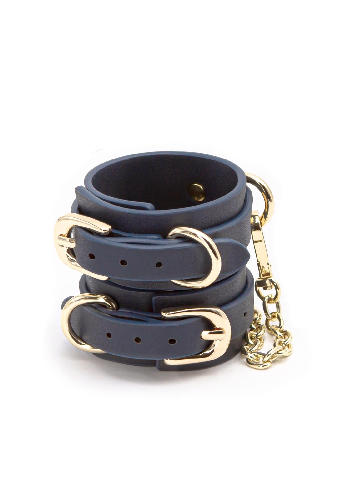 Cătușe Bondage Couture NS Novelties Albastre 29,4 cm