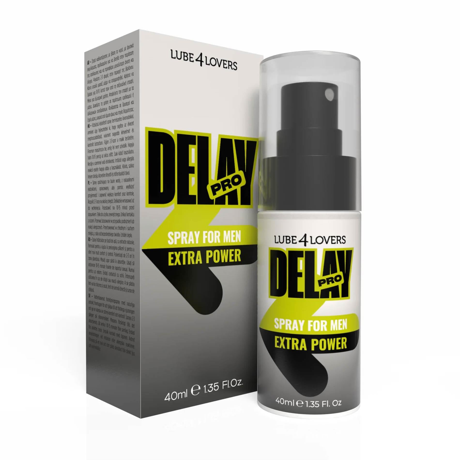 Spray intim Lube4lovers cu efect de întârziere 40 ml