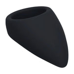 Inel de erecție Levelz din silicon tip lacrimă, negru, 9 cm