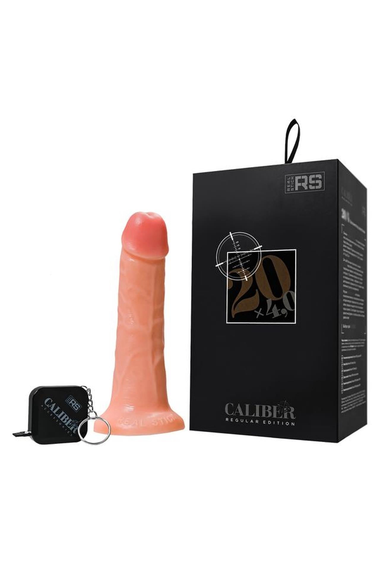 Dildo realist de calibru, culoarea pielii, 20 cm, 4 cm