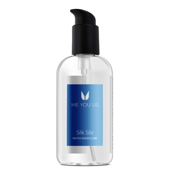 Lubrifiant pe bază de apă Me You Us Silk Slix Alb 250 ml