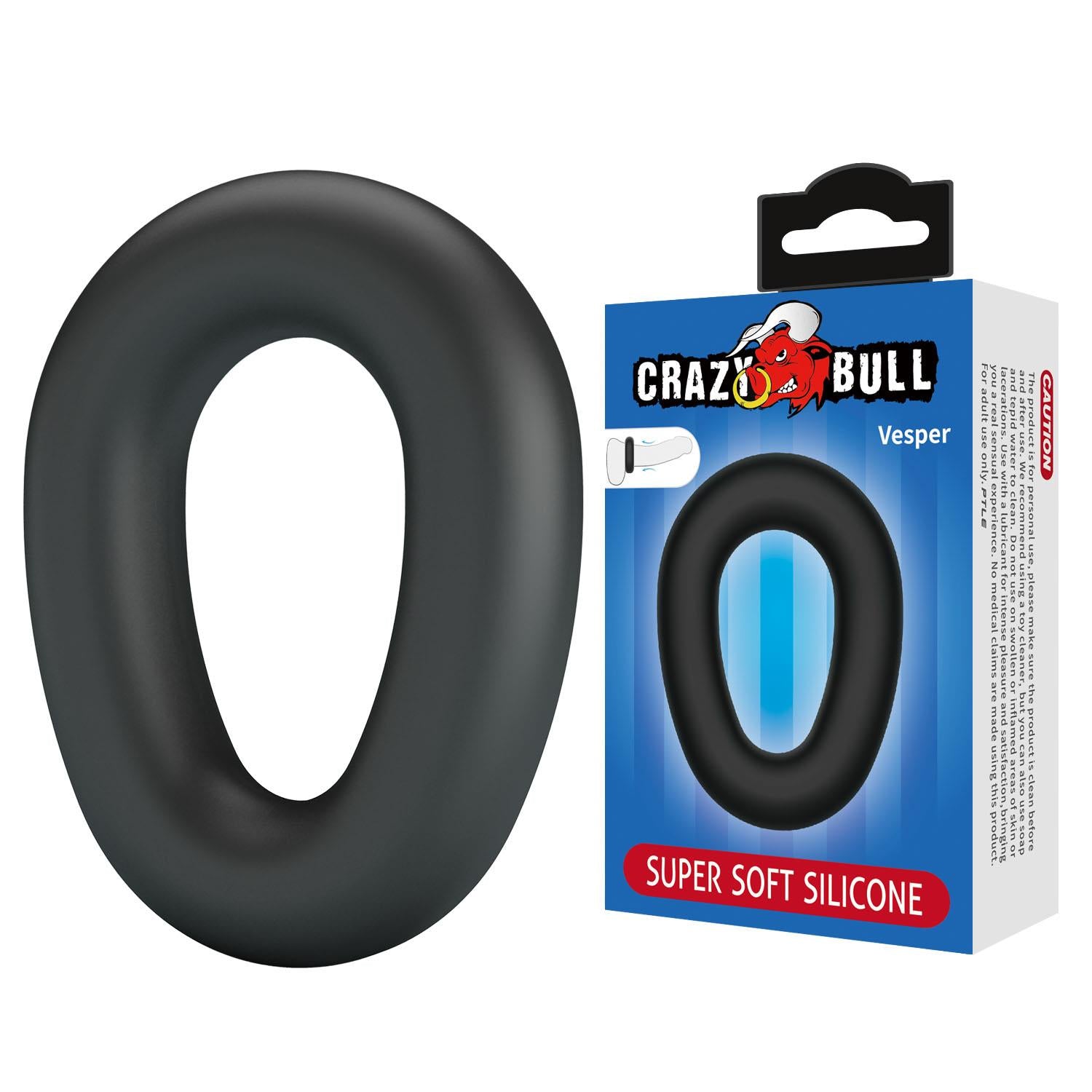 Inel pentru penis Crazy Bull Vesper din silicon super moale