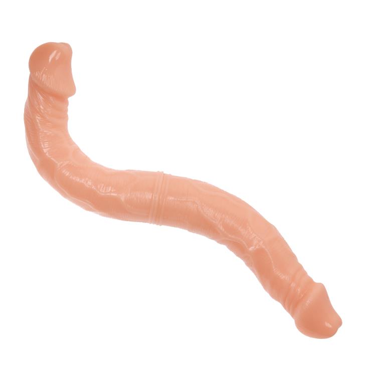 Dildo dublu Baile TPR Flesh 37 cm