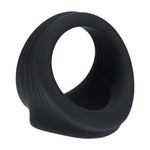 Inel din silicon Levelz pentru penis și testicule, negru, 5 cm
