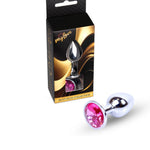 Bijuterii anale argintii MyLove Toys roz 7 cm