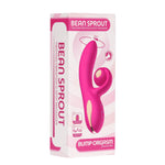 Vibrator drăguț din silicon violet, rezistent la apă, din seria B, cu aspect de iepuraș