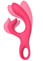 Vibrator XOCOON cu orgasm fără sfârșit, fuchsia, USB, 21 cm