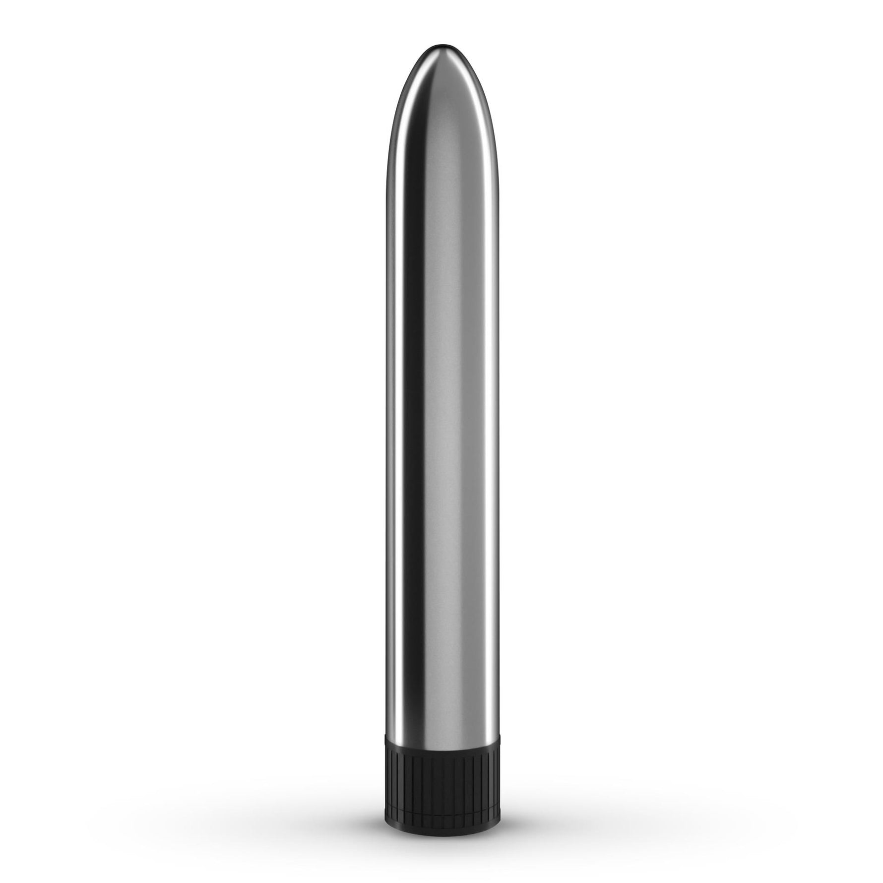 Vibrator clasic Crushious argintiu 17,5 cm