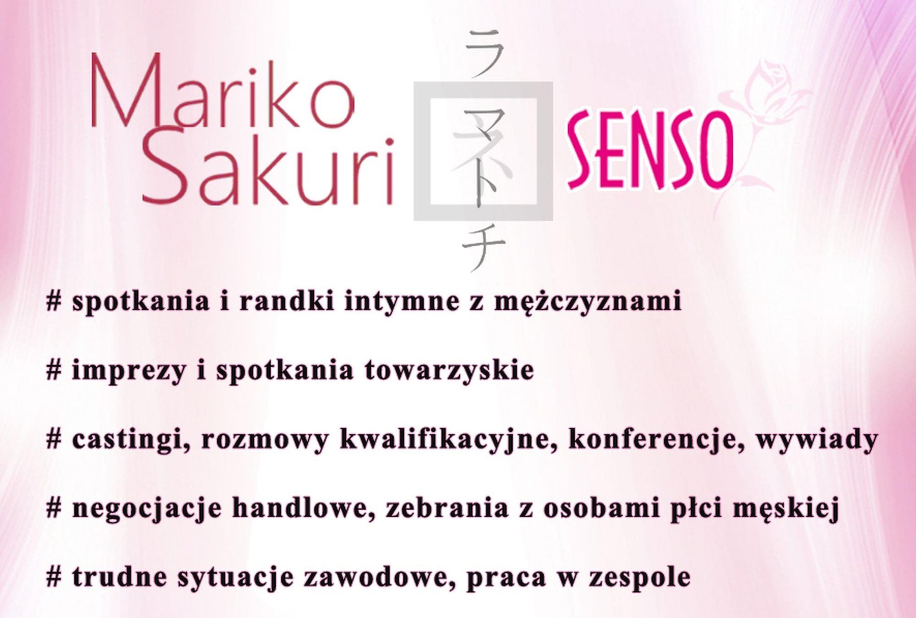 Mariko Sakuri SENSO feromoni dama 50 ml