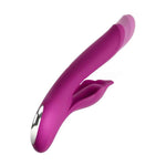 Vibrator Javida Iepuraș cu 4 funcții, silicon, USB