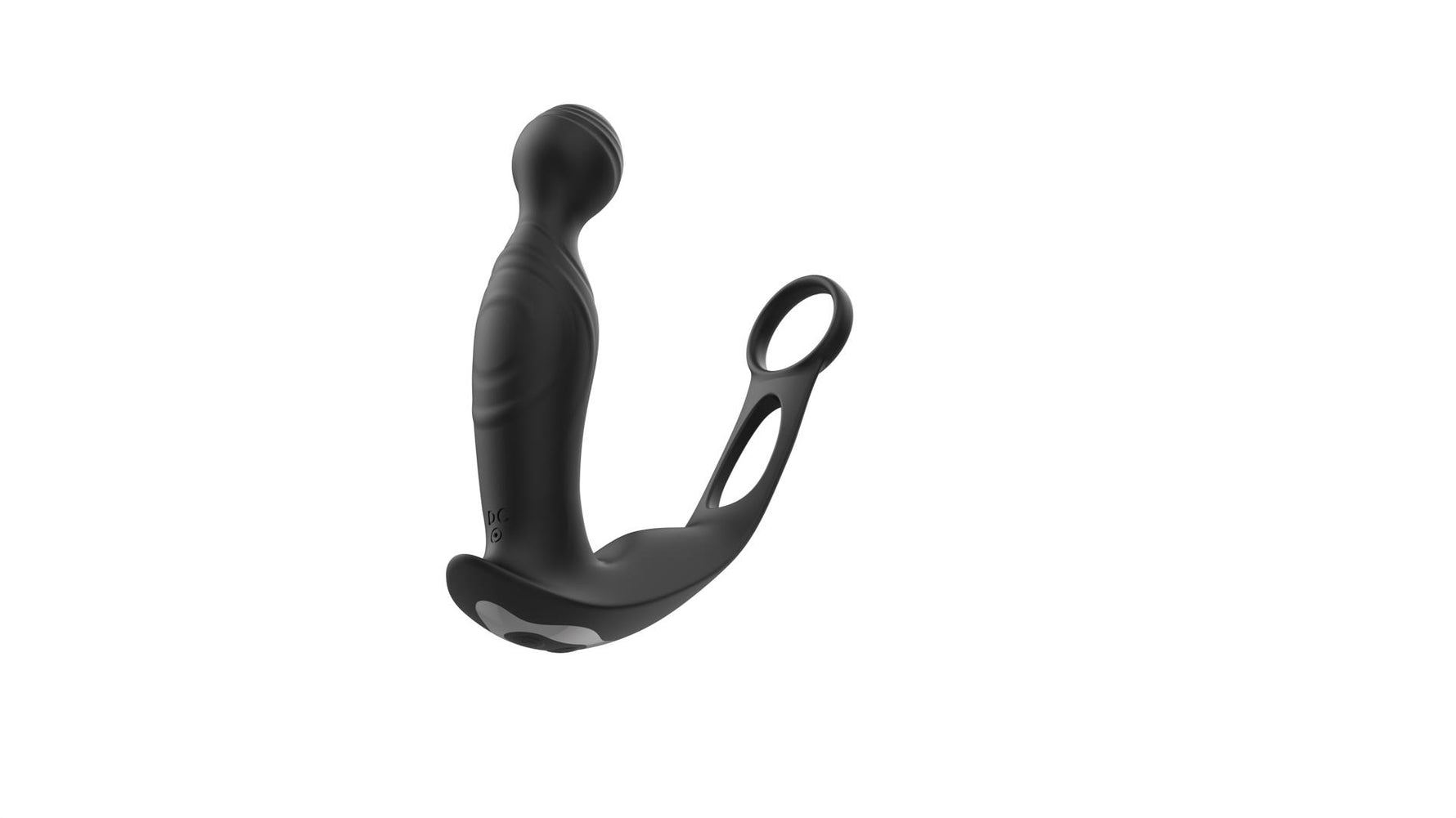 Masaj de prostată cu valuri USB din silicon seria B, drăguț, cu telecomandă, 15 cm