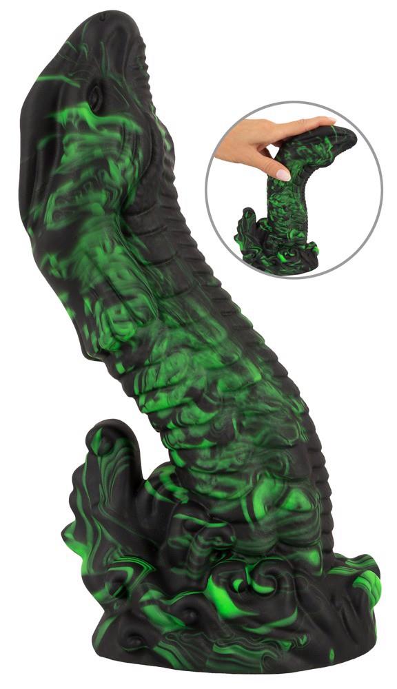 Dildo din silicon Beasty Cocks Lizard Peak 22 cm