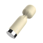 Vibrator compact Silk Pulse ecru, impermeabil 12 cm