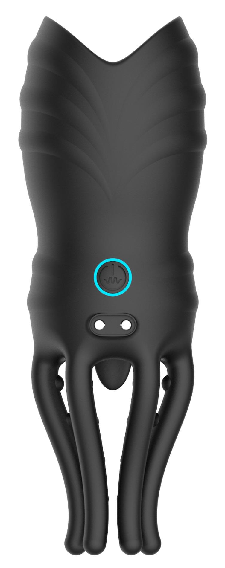 Stimulator vibrant cu caracatiță din silicon drăguț seria B, impermeabil, USB