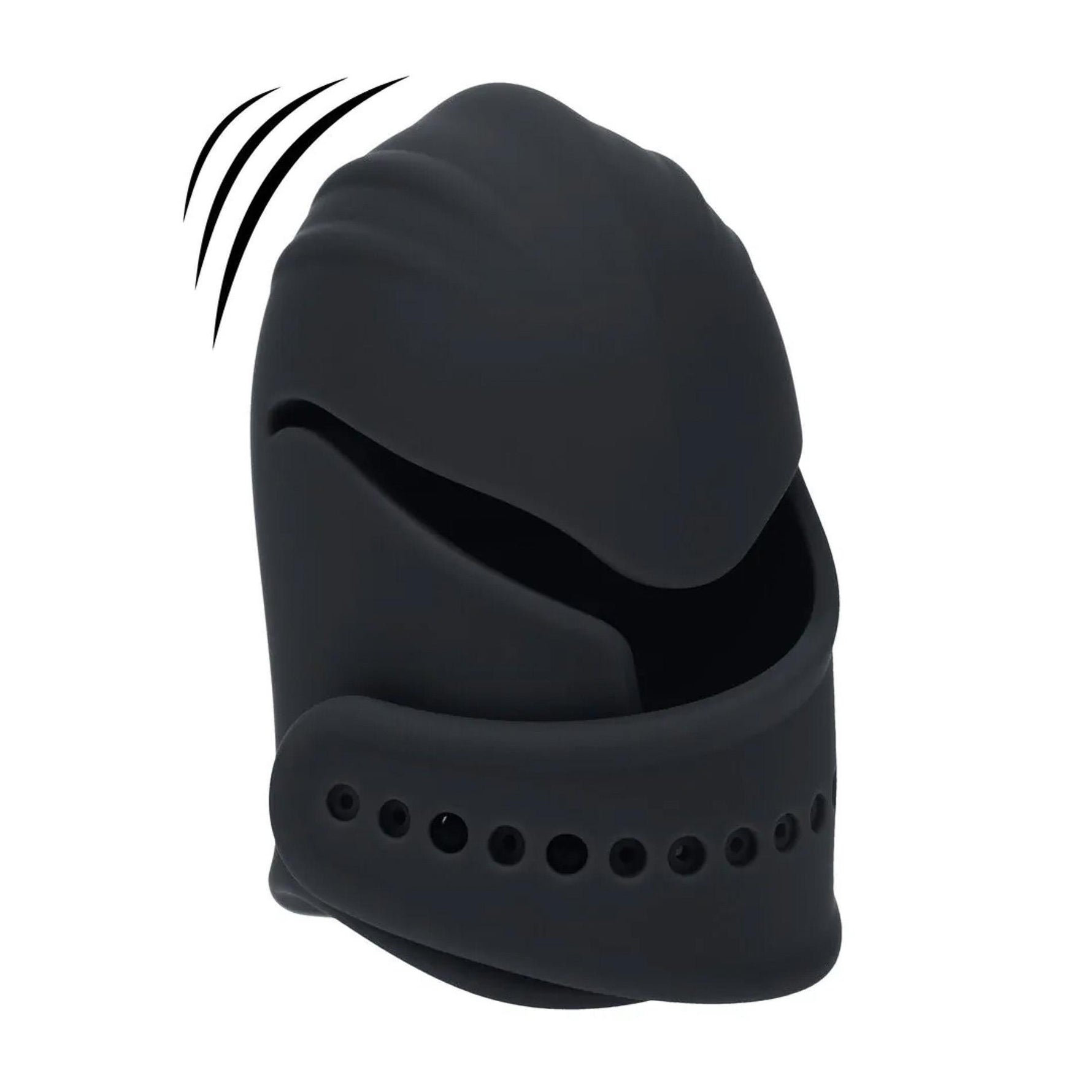 Stimulator vibrant pentru capul penisului Levelz din silicon, reglabil, negru