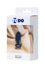 Plug anal miniatural ToDo Brilliant Blue, 7 cm, impermeabil