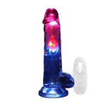Vibrator realist RealRock transparent 22,5 cm