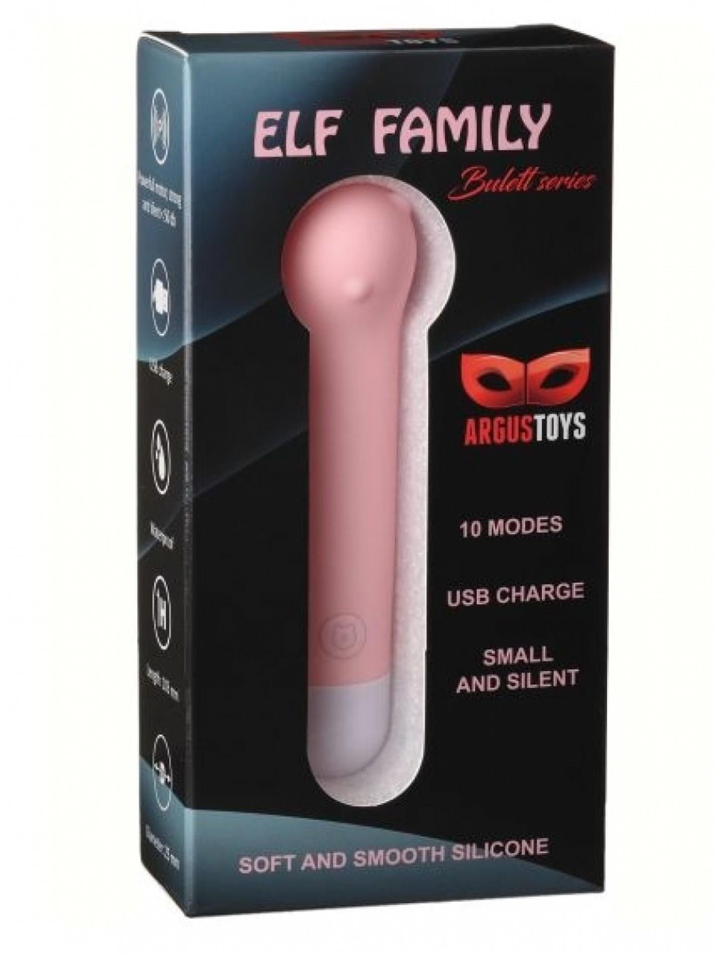 Vibrator Argus Elf Family 3 din silicon, 10 moduri, USB