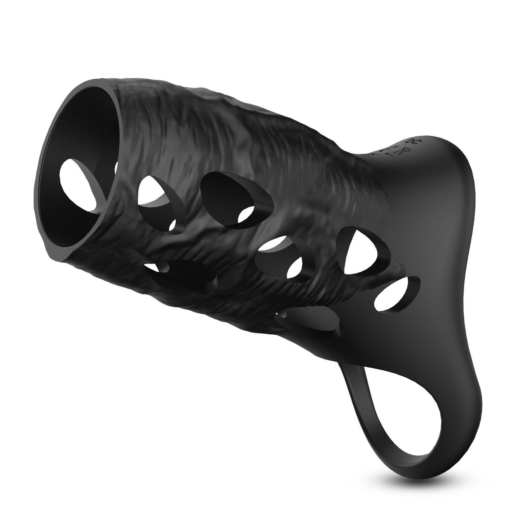 Manșon vibrant pentru penis Crushious Batiatus din silicon, 12 cm