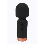 Vibrator mini cu baghetă din silicon violet Fantasy, USB, 11,5 cm