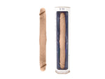 Dildo dublu Silexd culoarea pielii, mărimea S 38,5 cm