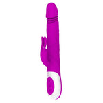 Vibrator USB Pretty Love Adrian din silicon, cu formă de iepuraș, 12 funcții
