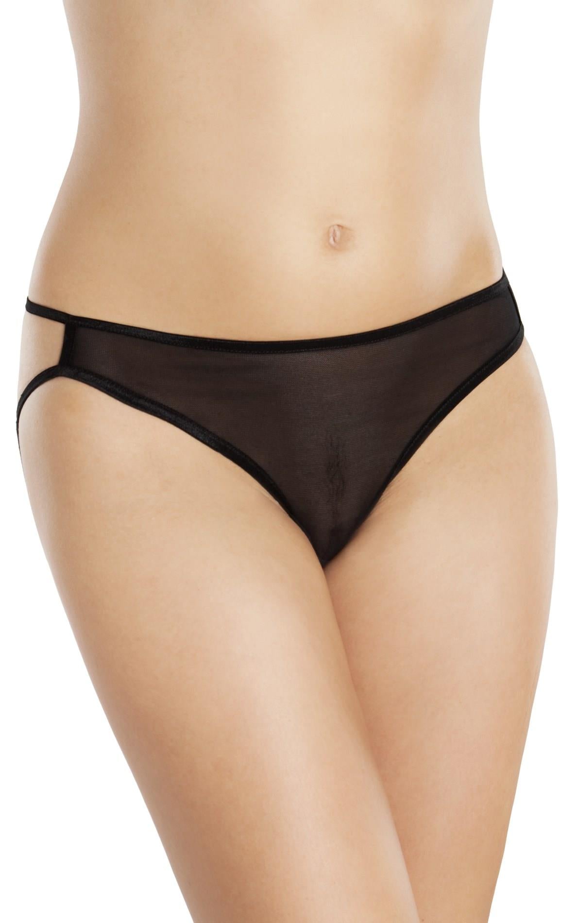 SoftLine 2353 tanga pânză de păianjen negru S/L